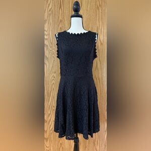 Elegant Black Lace Dress